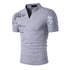 Men's Casual T-shirt Thin Hedging V-neck Slim EsaModa®